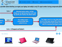 Tablet Screenshot of laptop-solutions.in